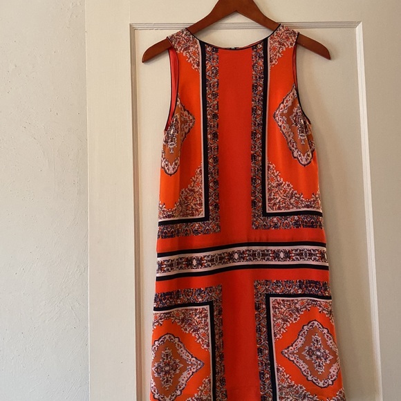 Anthropology Maeve Silk Canna Shift Dress - Picture 3 of 6
